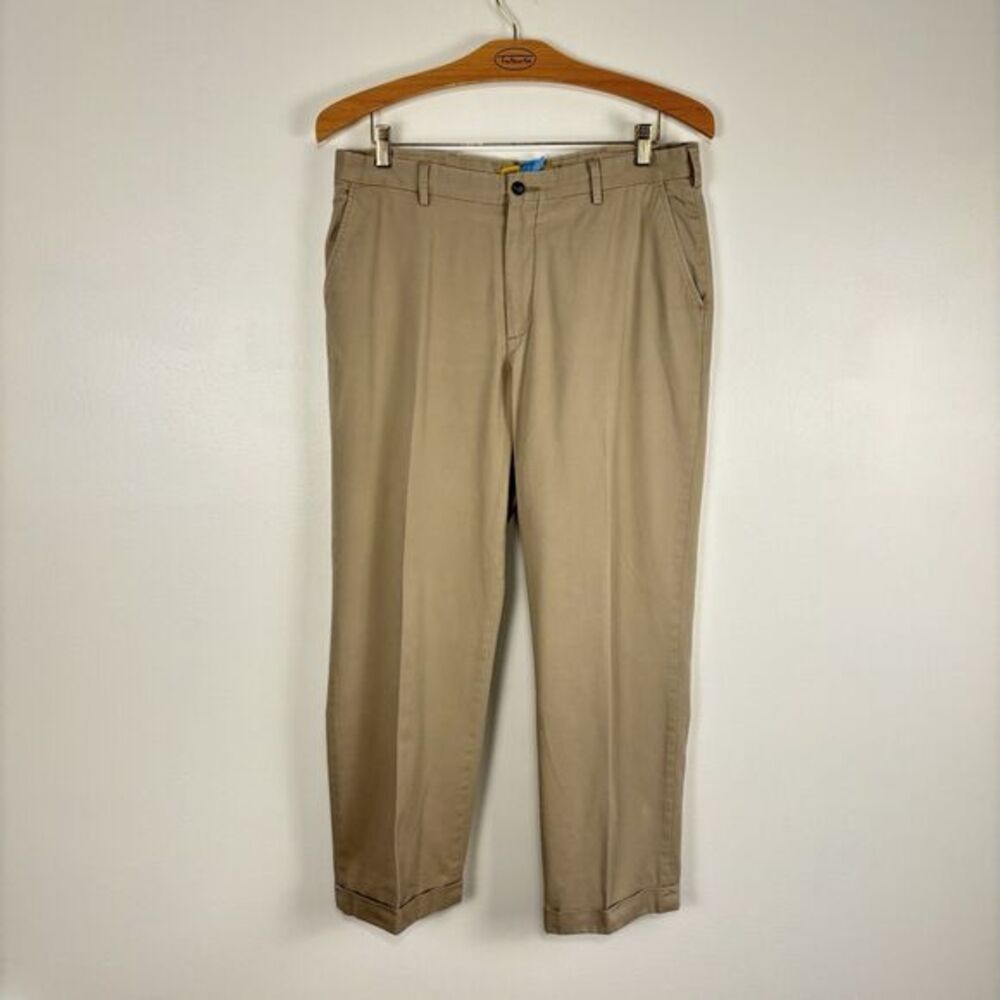 Eljo's Traditional Clothes Original VTG 1946 Flat Front Khakis Chinos 35x29 Read